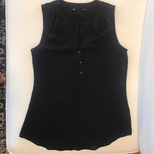 Black Chiffon Blouse